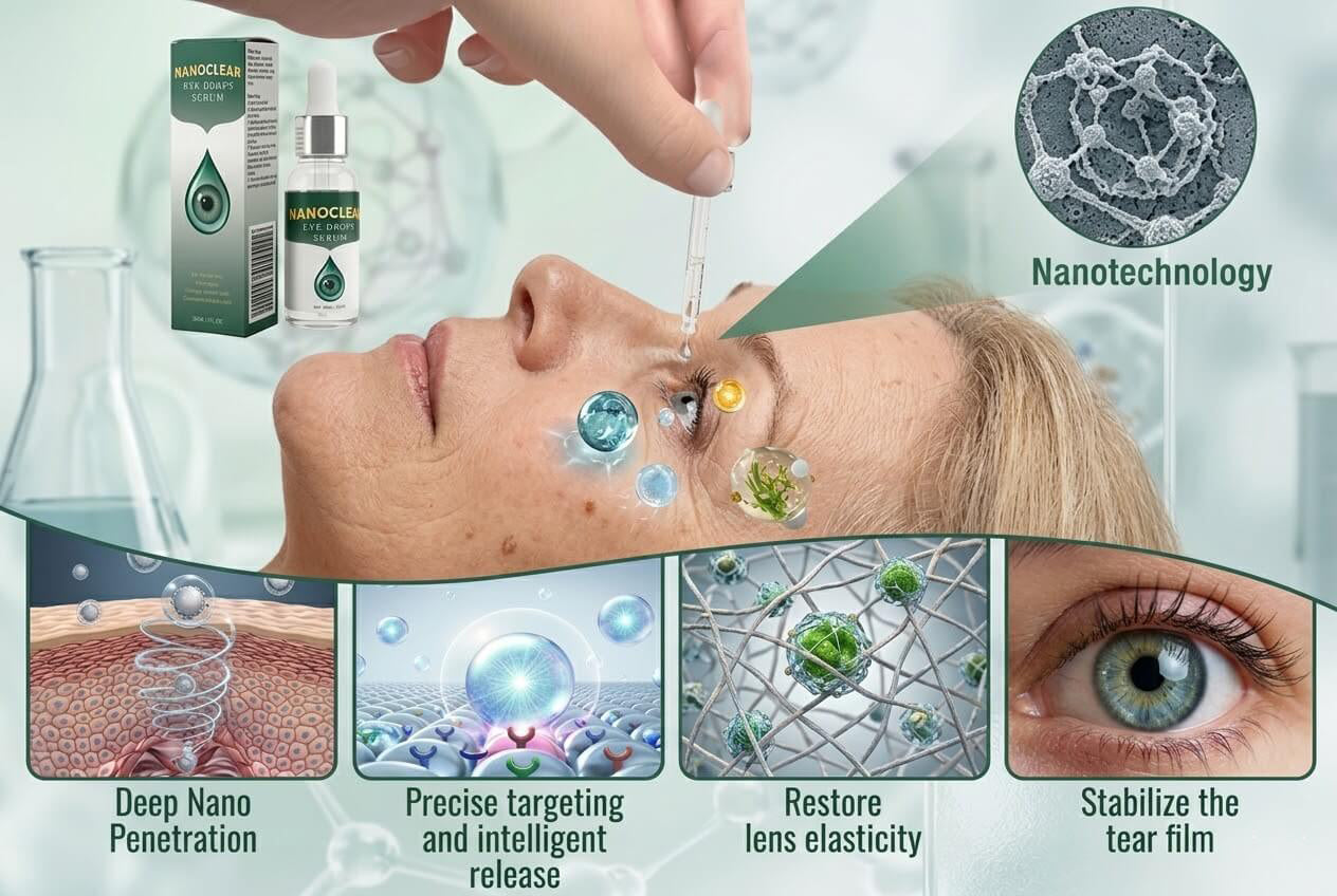 NanoClear glass dropper eye serum