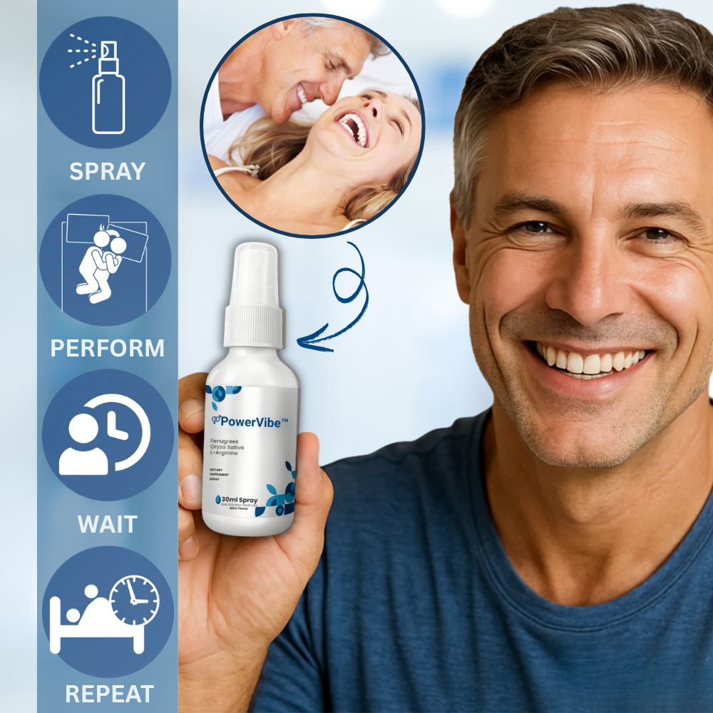 PowerVibe™ oral spray with Oryza sativa