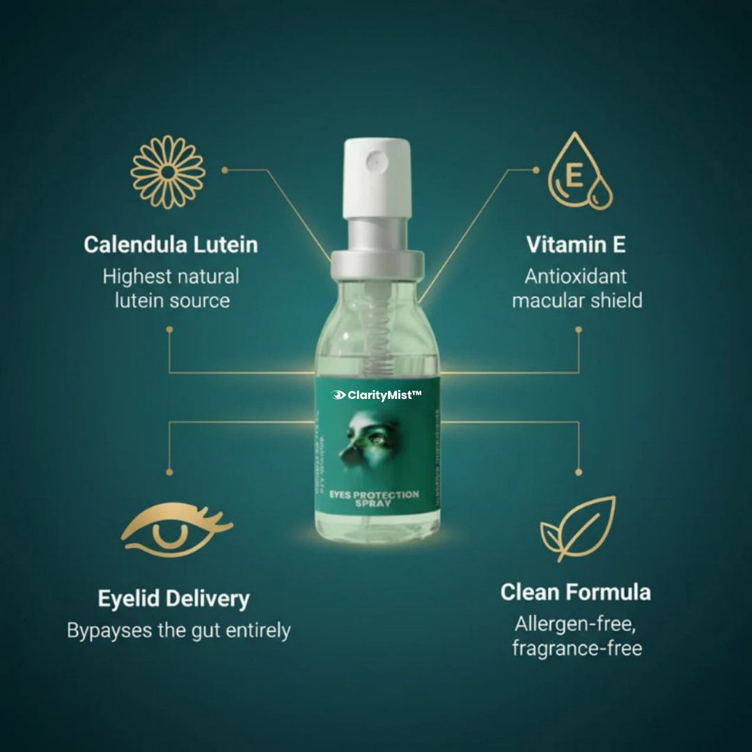 ClarityMist™ eye spray with Calendula-derived lutein