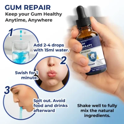 Sylovona Glow™ Gum Therapy concentrated mouthwash drops