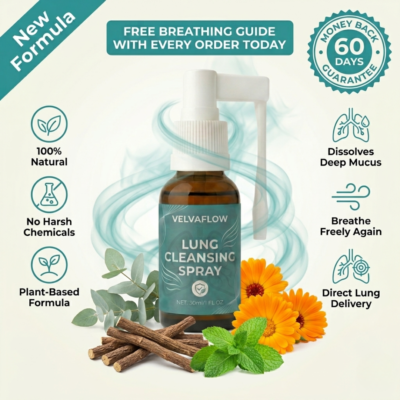 VelvaFlow™ plant-based herbal oral spray