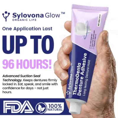 Sylovona Glow™ ThermoDenta 40g denture adhesive tube