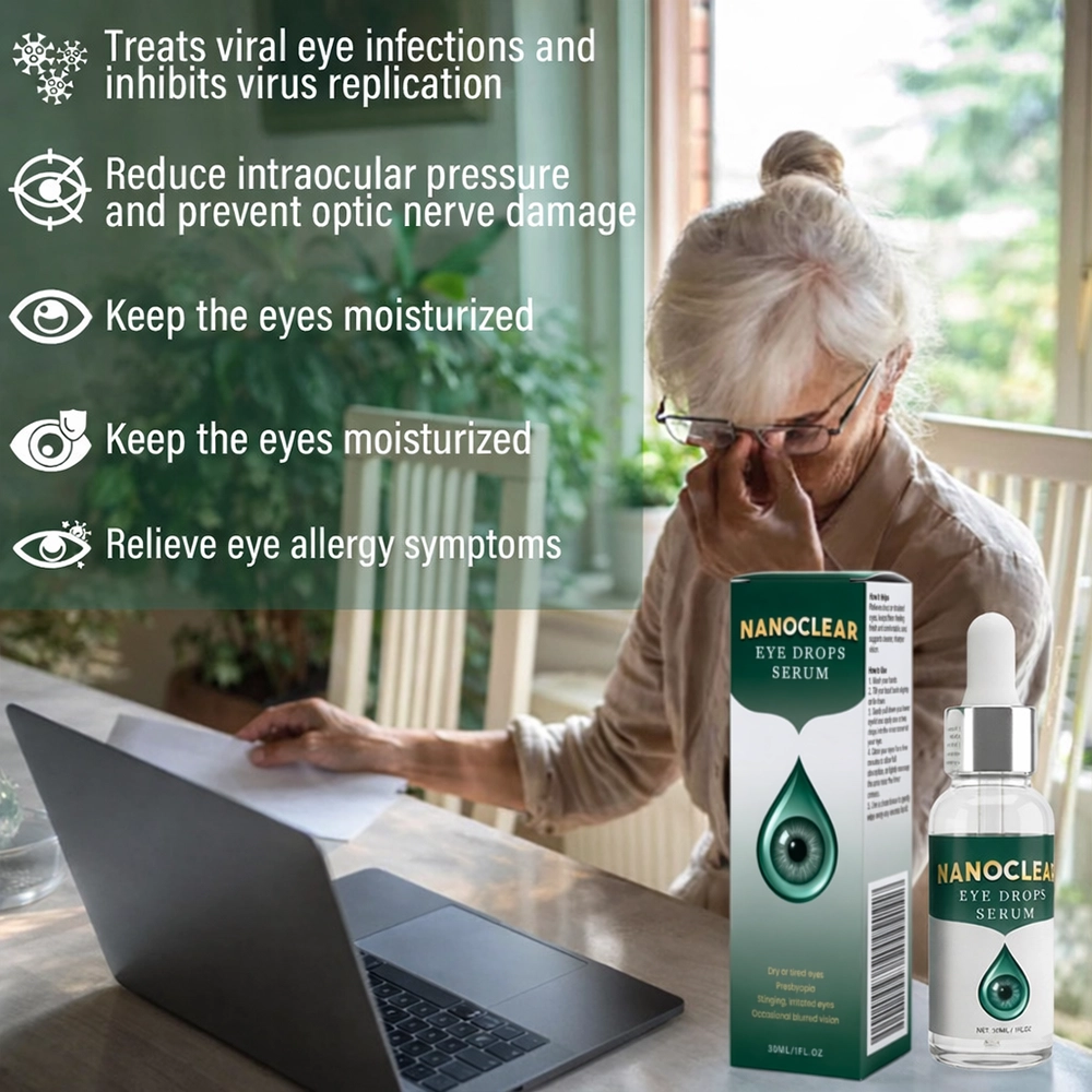 NanoClear eye serum dropper bottle
