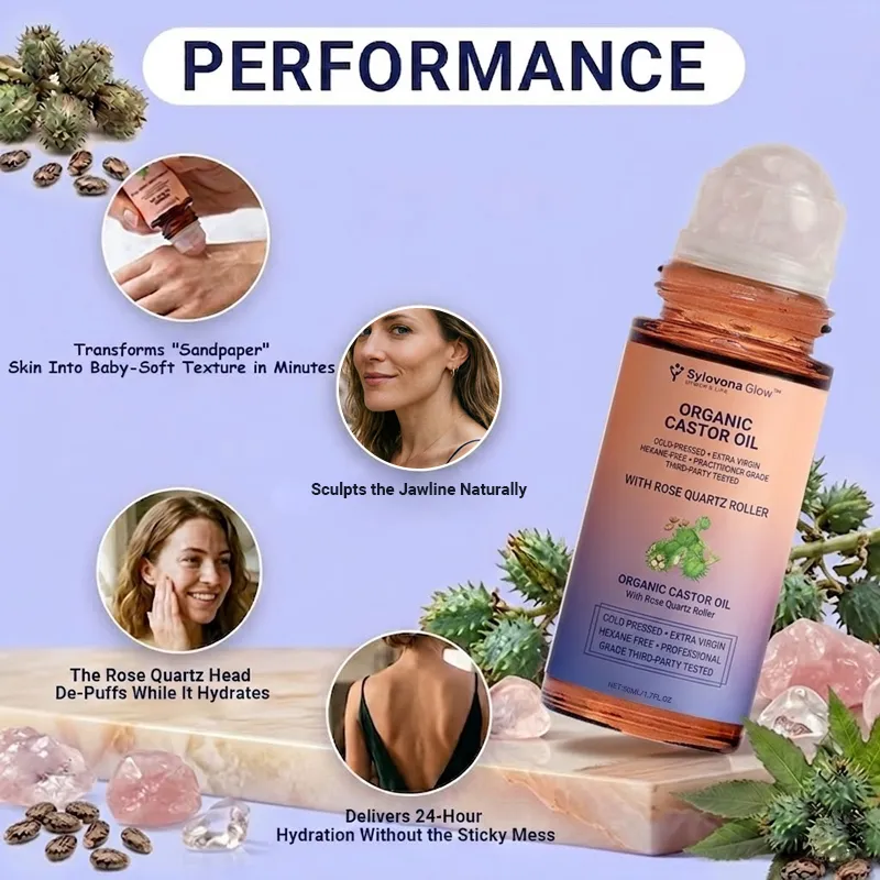 Sylovona Glow™ cold-pressed castor oil
