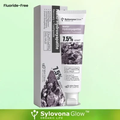 Sylovona Glow™ toothpaste with aloe vera for gentle gum care