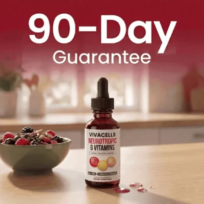 VivaCells liquid B-vitamin supplement in a dropper format for sublingual use
