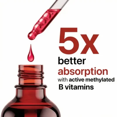 VivaCells formula with 5,000 mcg methylcobalamin B12 per serving