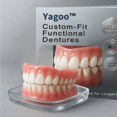 LAOZIK removable dentures made from flexible silicone